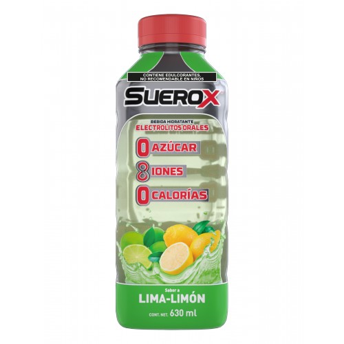 Suerox Adulto Lima Limón 630 ml