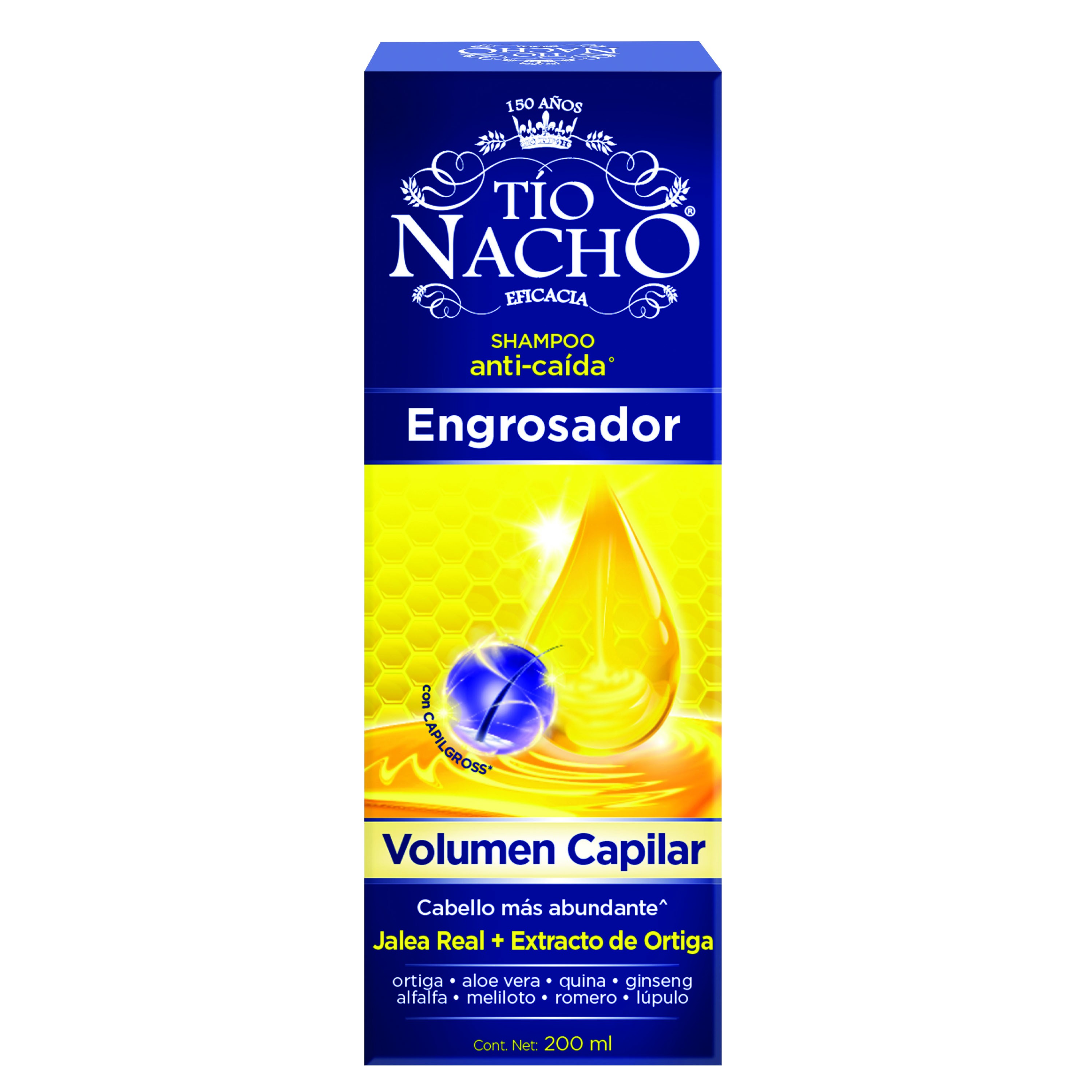 TÍo Nacho Shampoo  engrosador 200 ml/20