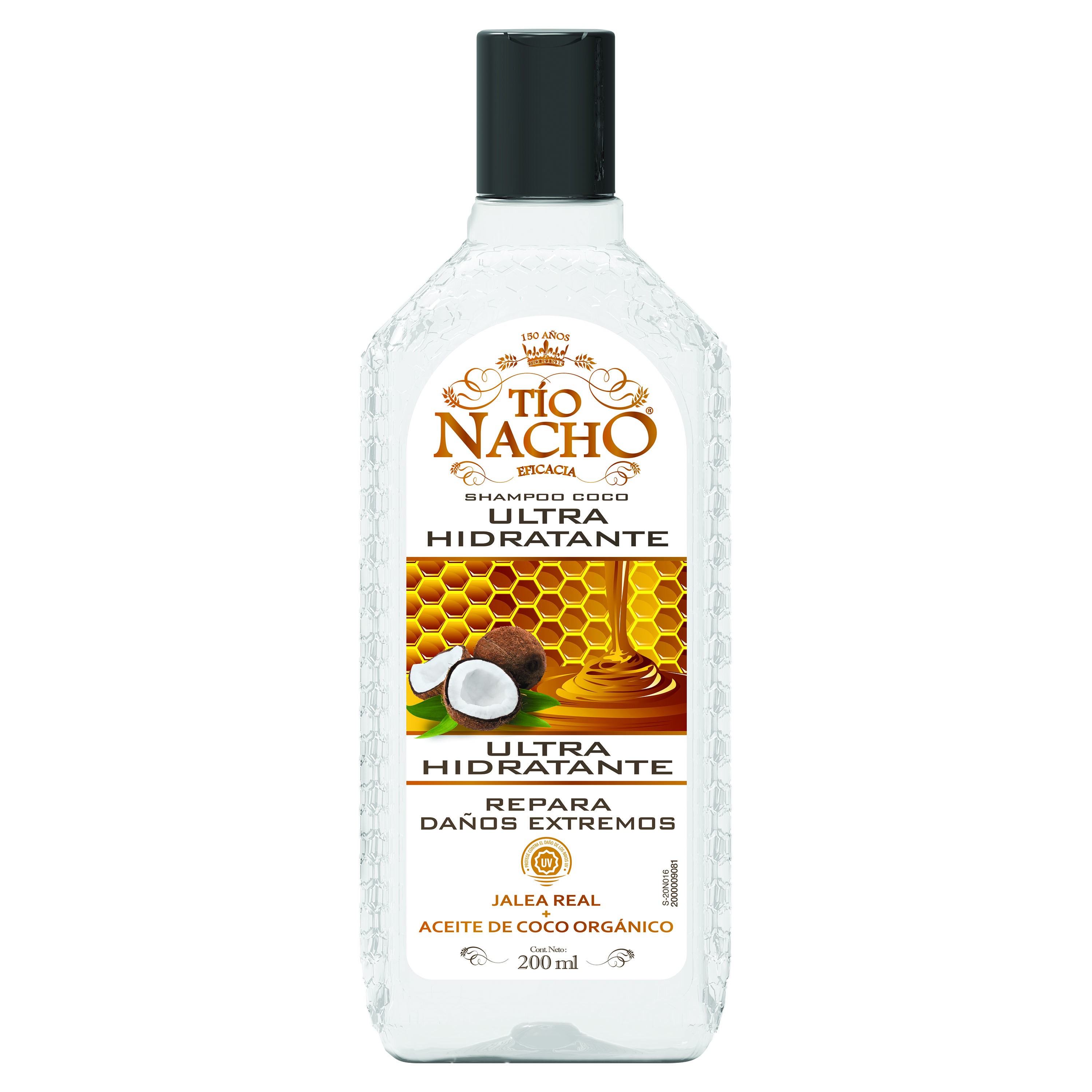 TÍo Nacho Shampoo Coco organico ULTHID 200 ml/20