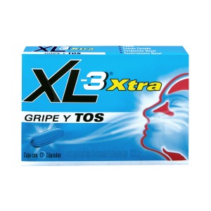 XL-3 Xtra Antigripal 12 Cápsulas